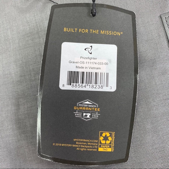 Mystery Ranch NWT Prizefighter 20L Daypack Gray - Picture 5 of 6